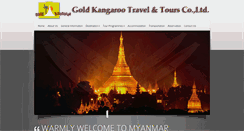 Desktop Screenshot of myanmartravelgkt.com