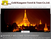 Tablet Screenshot of myanmartravelgkt.com